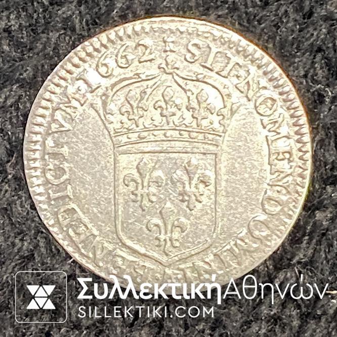 ΓΑΛΛΙΑ 1/12 ECU Ασημένιο Νόμισμα σε σπάνια κατάσταση XF/AU