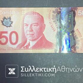 CANADA 50 Dollars 2012 AU Papermoney