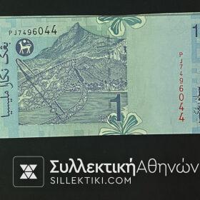 MALAYSIA 10 PCS OF PAPERMONEY 1 RINGGIT 2000 UNC