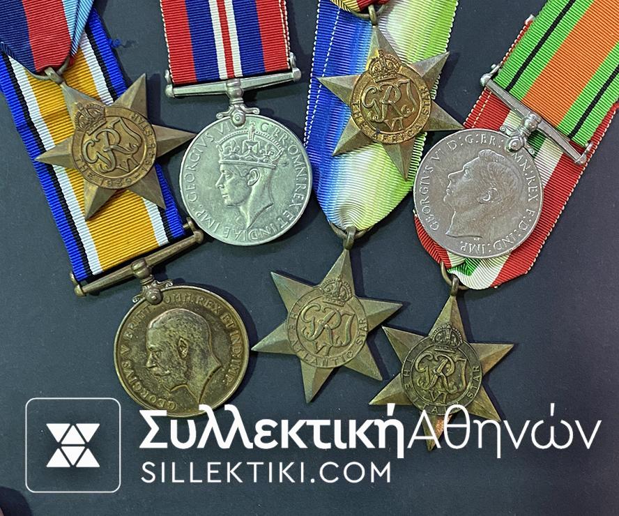 ΑΓΓΛΙΑ Συλλογή με 7 Μετάλλια Παράσημα άψογη κατάσταση