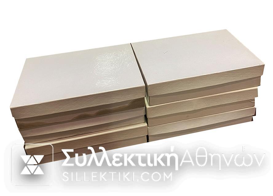 ΠΡΟΣΦΟΡΑ Σετ 12 Ασημένια Δεκάευρα 2004 Στα Κουτιά τους