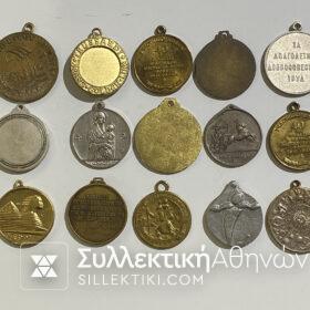 Collection of 16 Different Medals World Nice Lot
