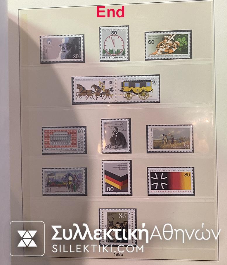 ΓΕΡΜΑΝΙΑ Πλήρης Συλλογή Γραμματοσήμων 1970-1985 ΛΟΥΞ