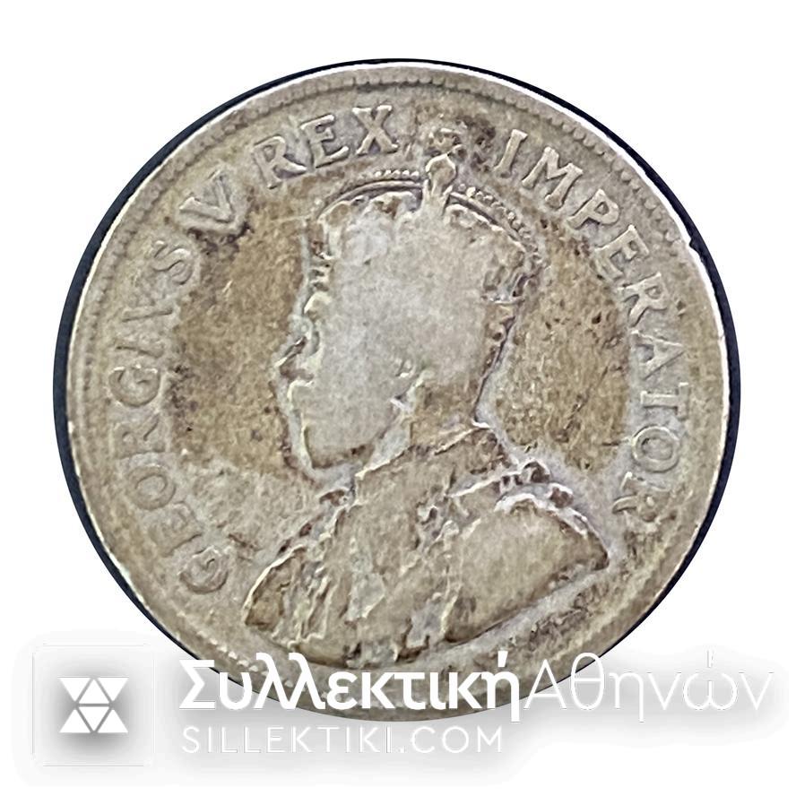 ΝΟΤΙΑ ΑΦΡΙΚΗ 2 1/2 Σελήνια 1936 Ασημένιο Νόμισμα VF