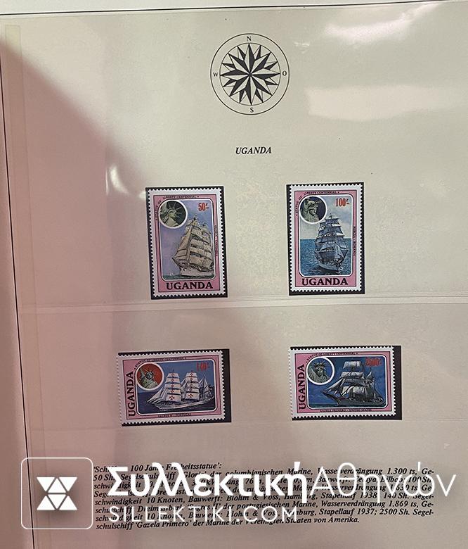 Συλλογή Γραμματοσήμων με Θέμα Καράβια - Πλοία