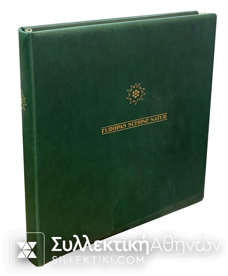 Collection of stamps on the nature of Europe