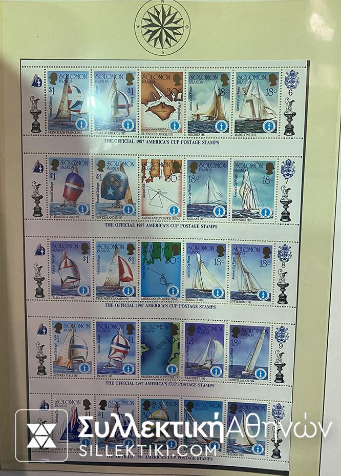 Collection Of Stamps with Ship all MNH From several countries