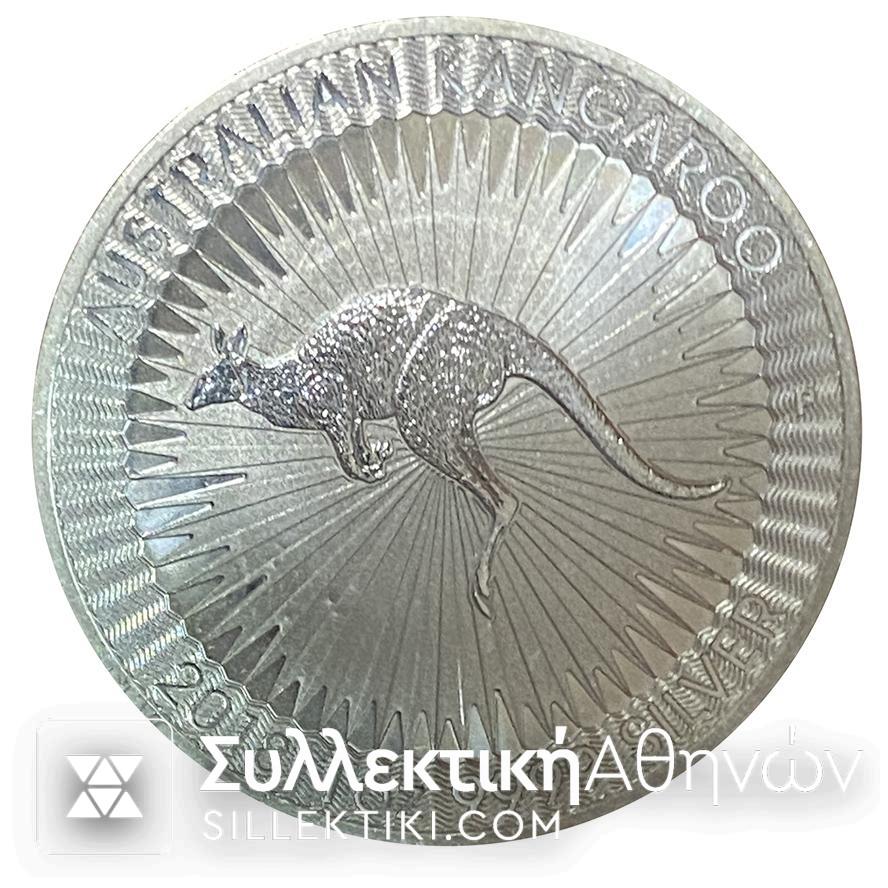 ΑΥΣΤΡΑΛΙΑ Ασημένια Ουγγιά 2016 "ΚΑΓΚΟΥΡΟ"  UNC