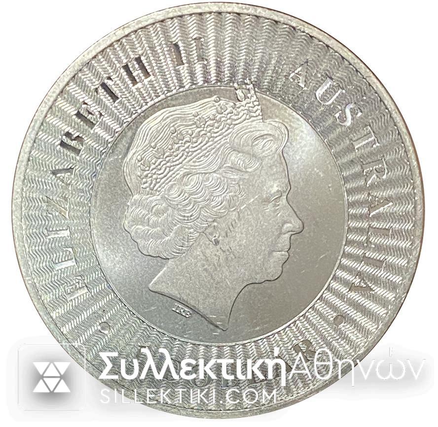 ΑΥΣΤΡΑΛΙΑ Ασημένια Ουγγιά 2016 "ΚΑΓΚΟΥΡΟ"  UNC