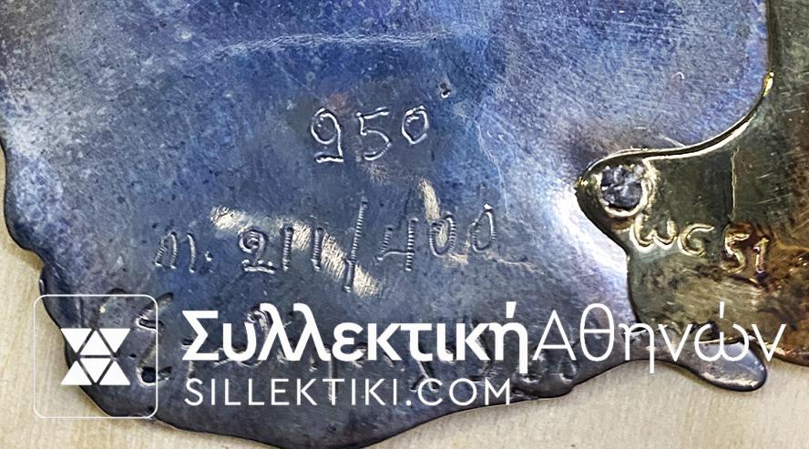 ΠΡΟΣΦΟΡΑ 2 Ασημένια Μενταγιόν Σταθόπουλου Mailink