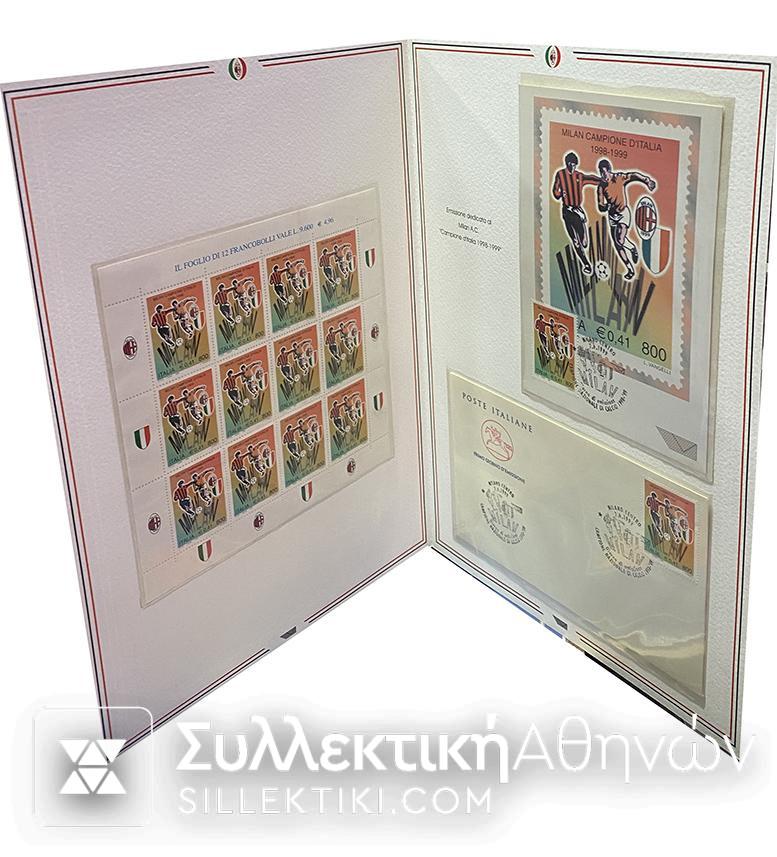 ITALY 10 FOLDER STAMPS SPECIAL ISSUES