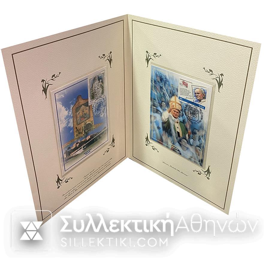 ITALY 10 FOLDER STAMPS SPECIAL ISSUES