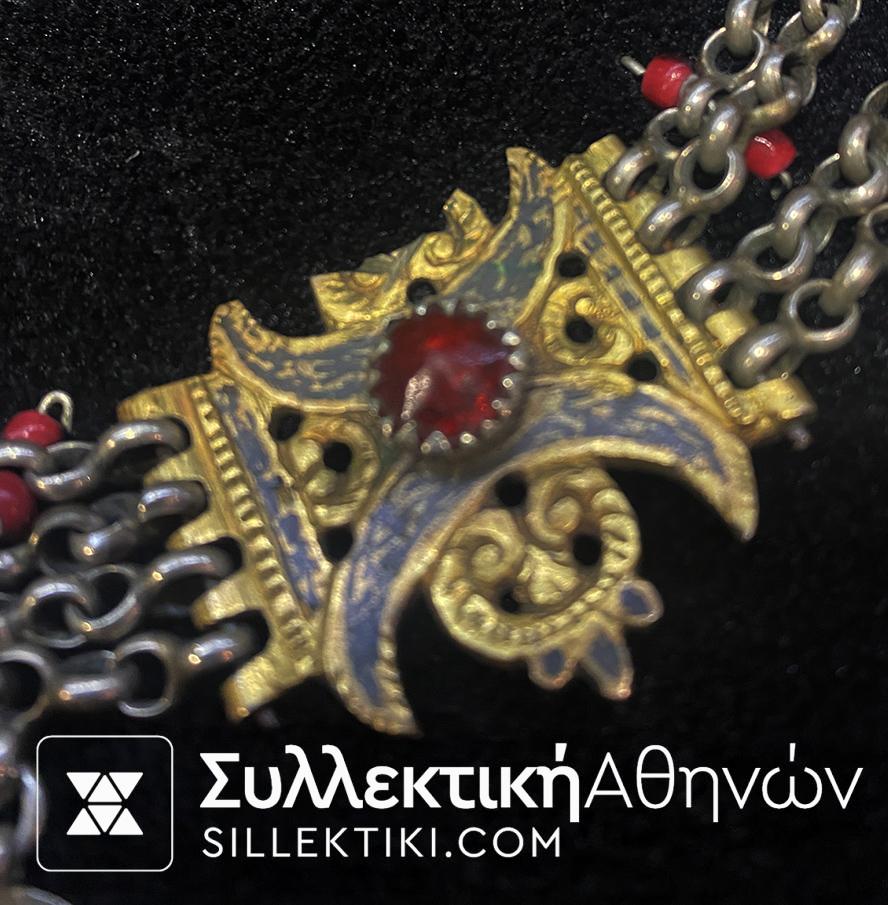 Παραδοσιακό Κόσμημα λαιμού γνήσια παλιά χειροποίητη κατασκευή