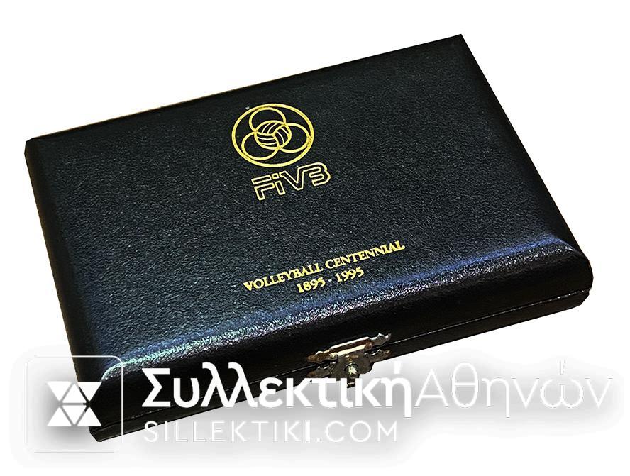 10,000 Drachmas 1994 Gold and 500 Drachmas 1995 Silver for Volleyball.