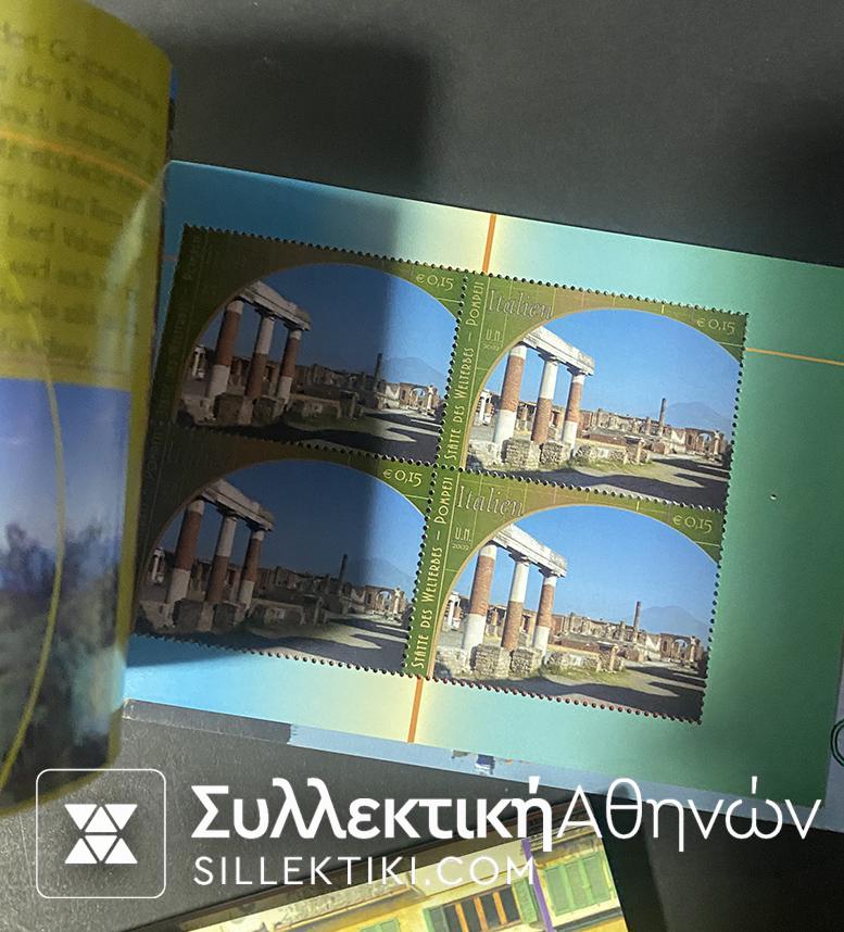 Συλλογή 18 Booklet με τετράδες ειδικές εκδόσεις 2002-2007