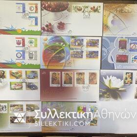 Συλλογή (Σε Ευρώ) 73 Φάκελοι Π.Κ. 2003-2009  Άθικτοι