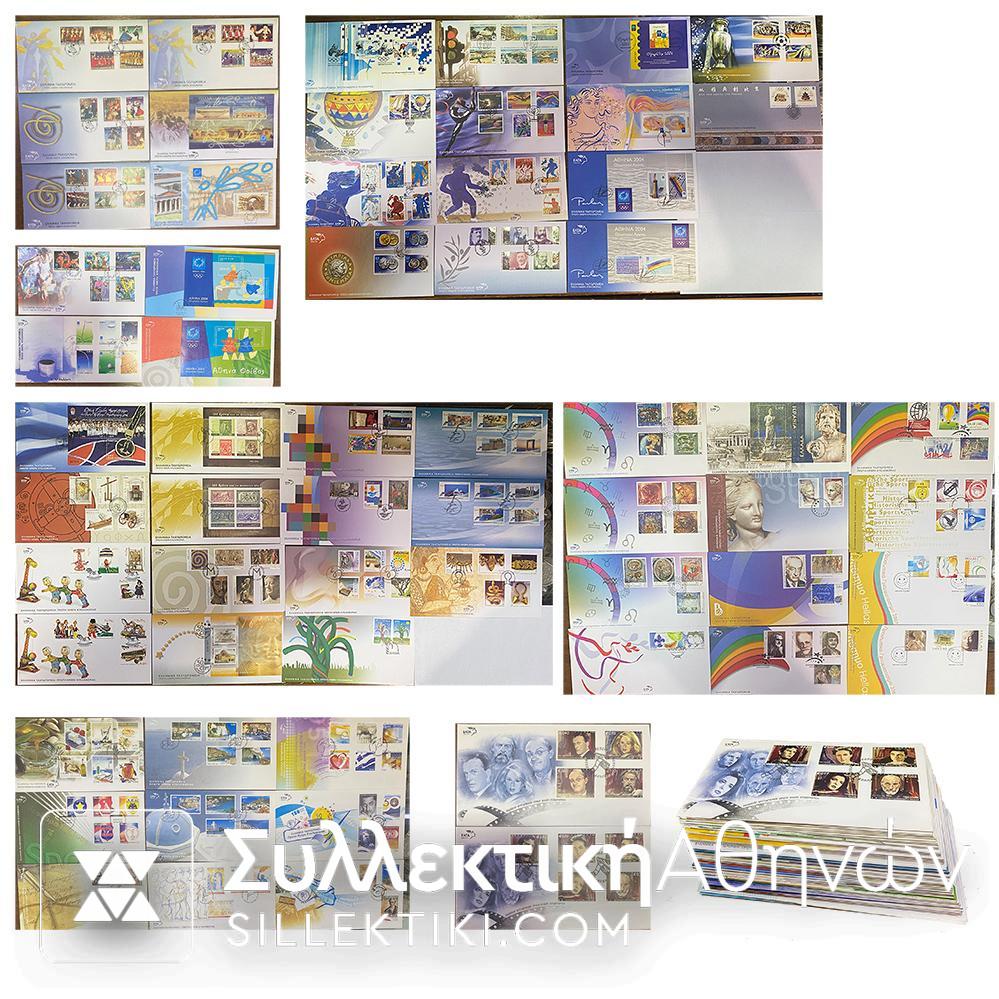 Συλλογή (Σε Ευρώ) 73 Φάκελοι Π.Κ. 2003-2009  Άθικτοι