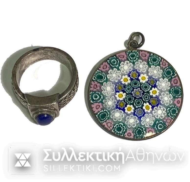 Beautiful lot with various silver jewelry in perfect and excellent condition.