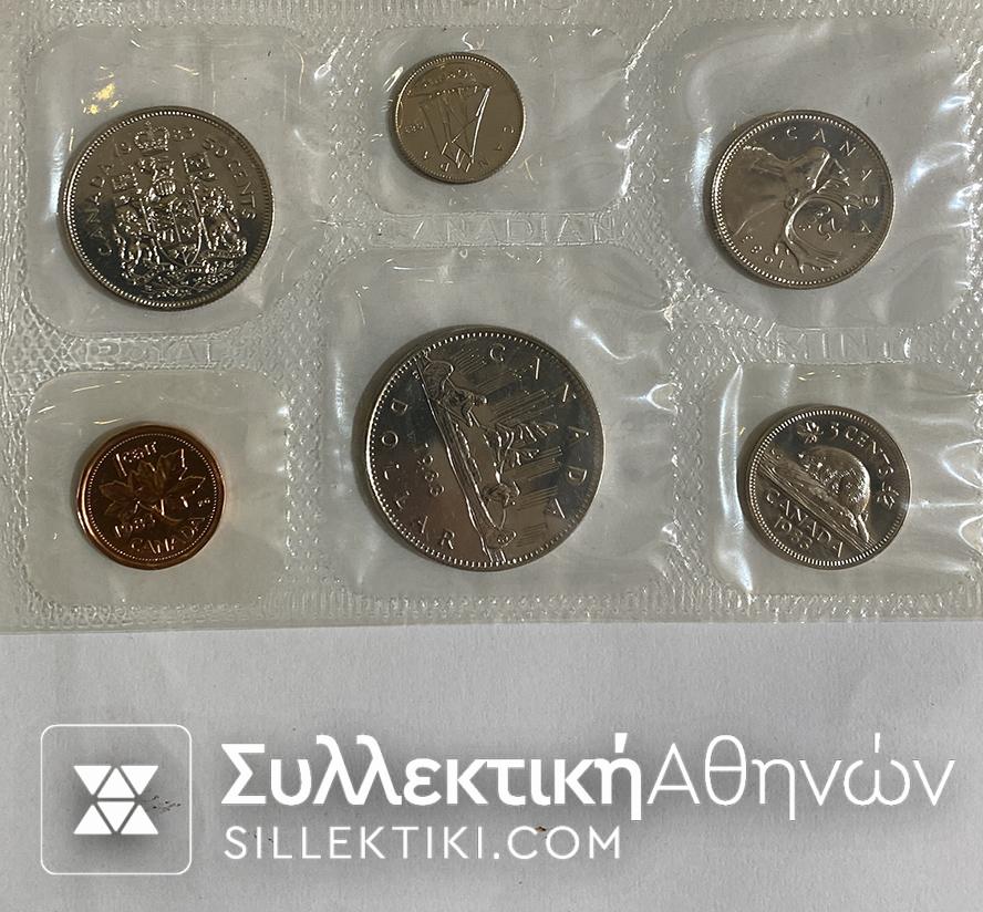 ΚΑΝΑΔΑΣ Σετ Νομισμάτων 1983 σε μπλίστερ UNC