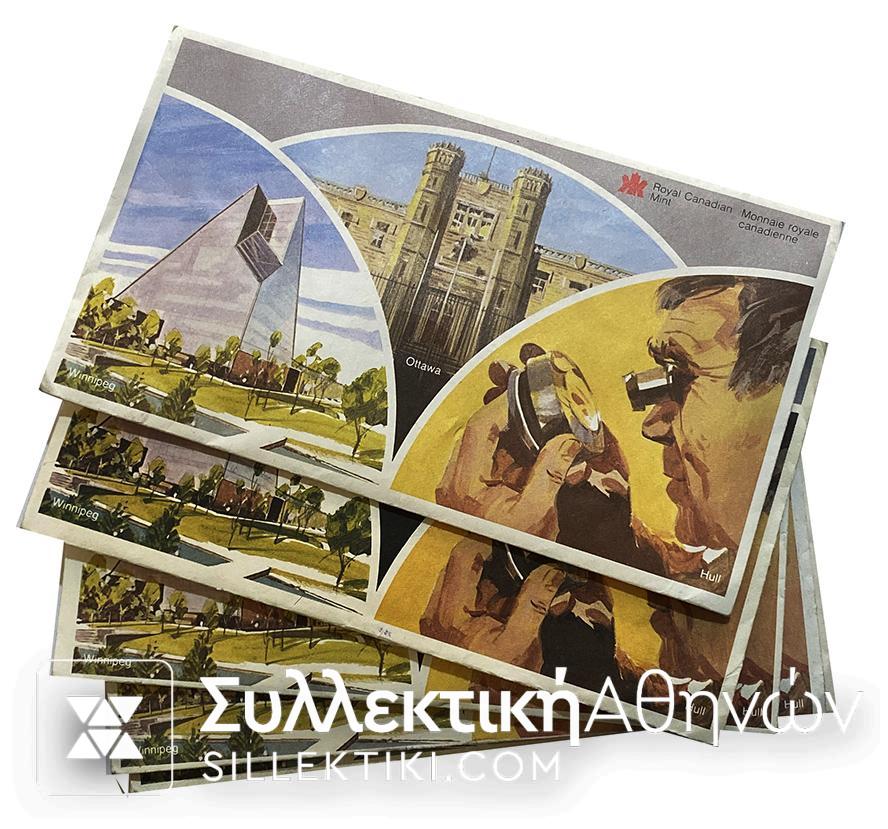 ΚΑΝΑΔΑΣ Σετ Νομισμάτων 1983 σε μπλίστερ UNC