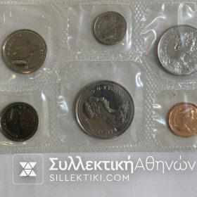 ΚΑΝΑΔΑΣ Σετ Νομισμάτων 1983 σε μπλίστερ UNC