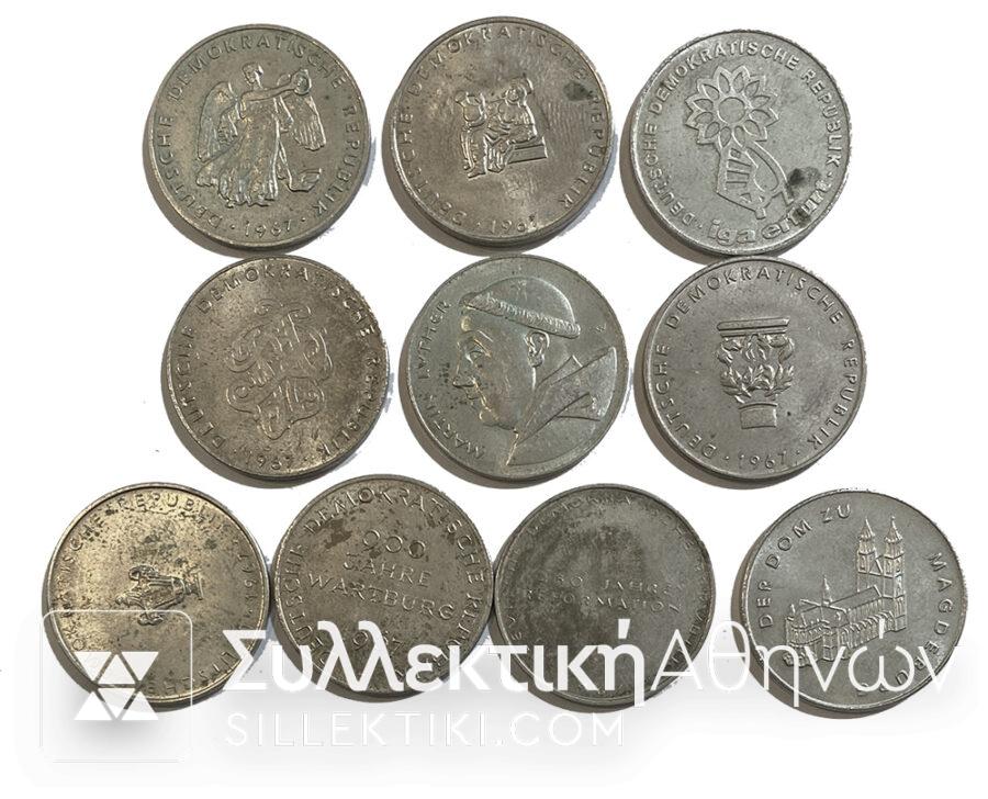GERMANY Collection 10 Commemorative Medals 1067-1967<br>Diameter 27 mm
