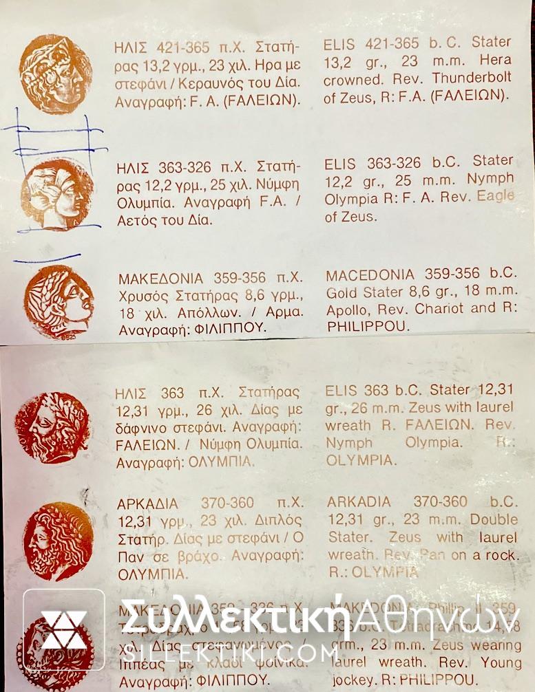 Συλλογή Ασημένιων Αρχαίων Ολυμπιακών Νομισμάτων (COPY)