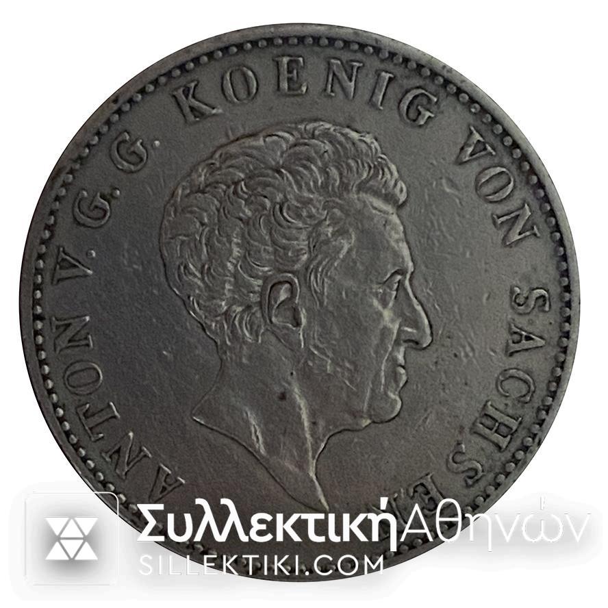 ΓΕΡΜΑΝΙΑ - ΣΑΞΟΝΙΑ Θάλερ 1829  Εξαιρετικό Νόμισμα