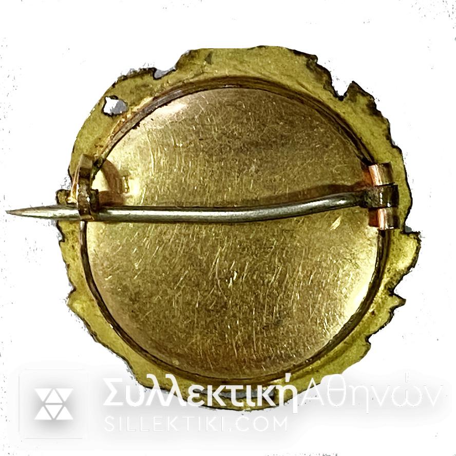 Χοντροχάρτονη Φωτογραφία και Καρφίτσα Αξιωματικού