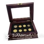 Mailink Silver Coin Collection Copies of Byzantine Coins with gold plating.<br>ATTENTION SHIPPING ONLY TO GREECE