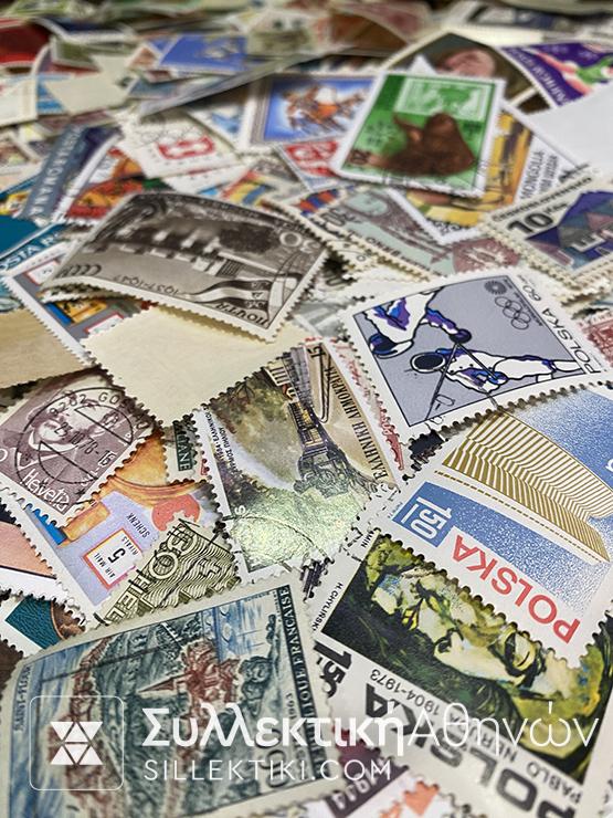 Παρτίδα με πολύ ενδιαφέροντα Ξένα Γραμματόσημα από συλλογή