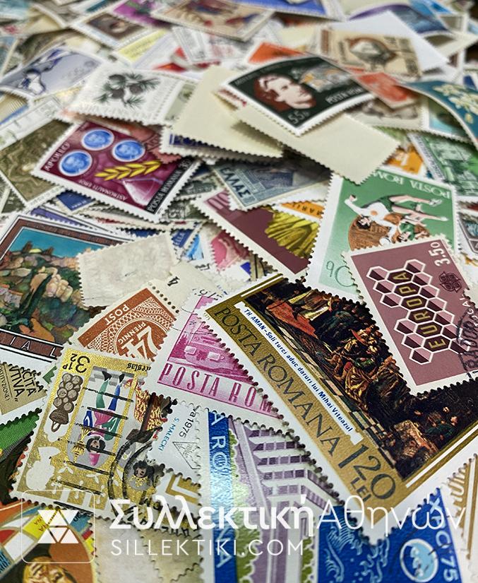 Παρτίδα με πολύ ενδιαφέροντα Ξένα Γραμματόσημα από συλλογή