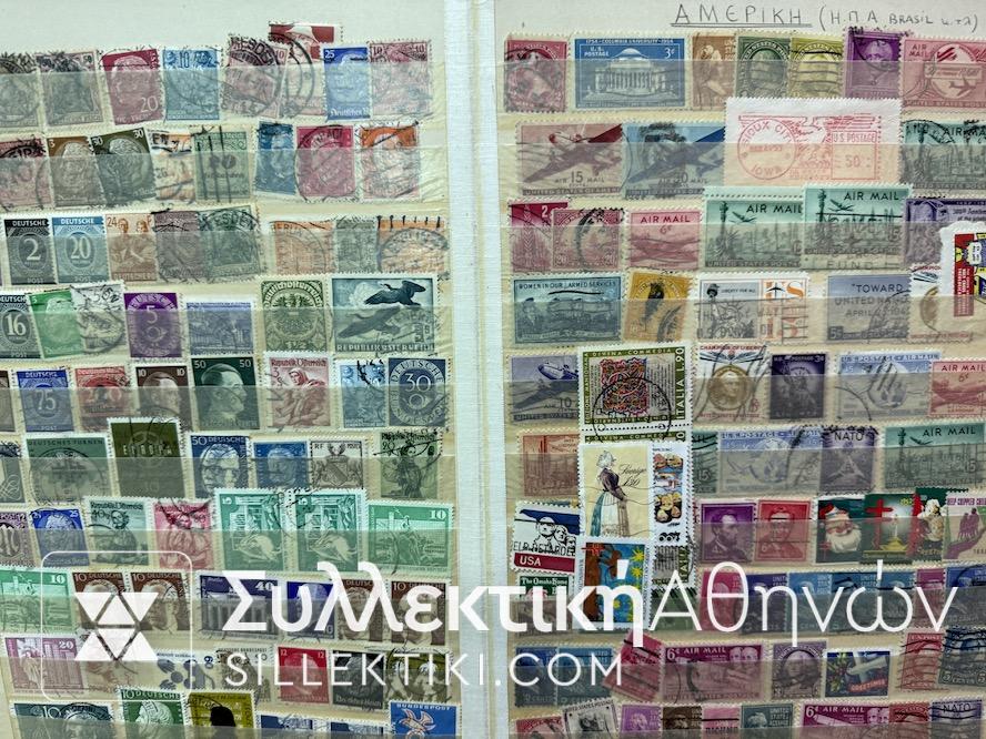 Εξαιρετική Συλλογή Ξένων Γραμματοσήμων Σε Προσφορά