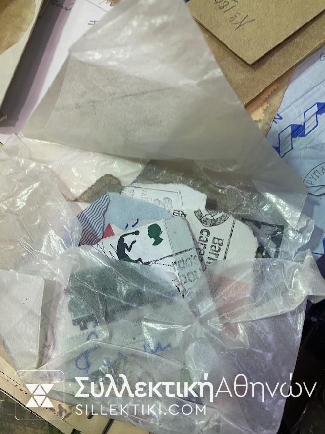 Πολύ καλή παρτίδα με χιλιάδες ξένα γραμματόσημα