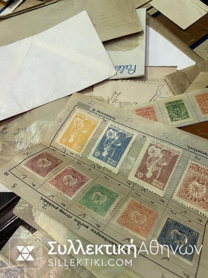 Πολύ καλή παρτίδα με χιλιάδες ξένα γραμματόσημα