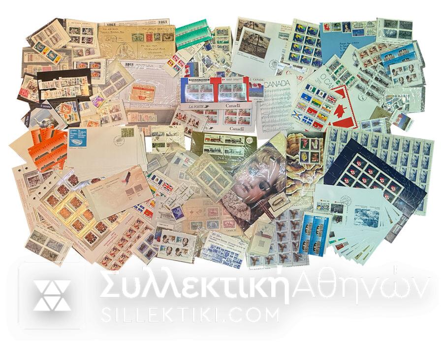 CANADA Excellent Stamp Collection -Fage-Booklet-FDC