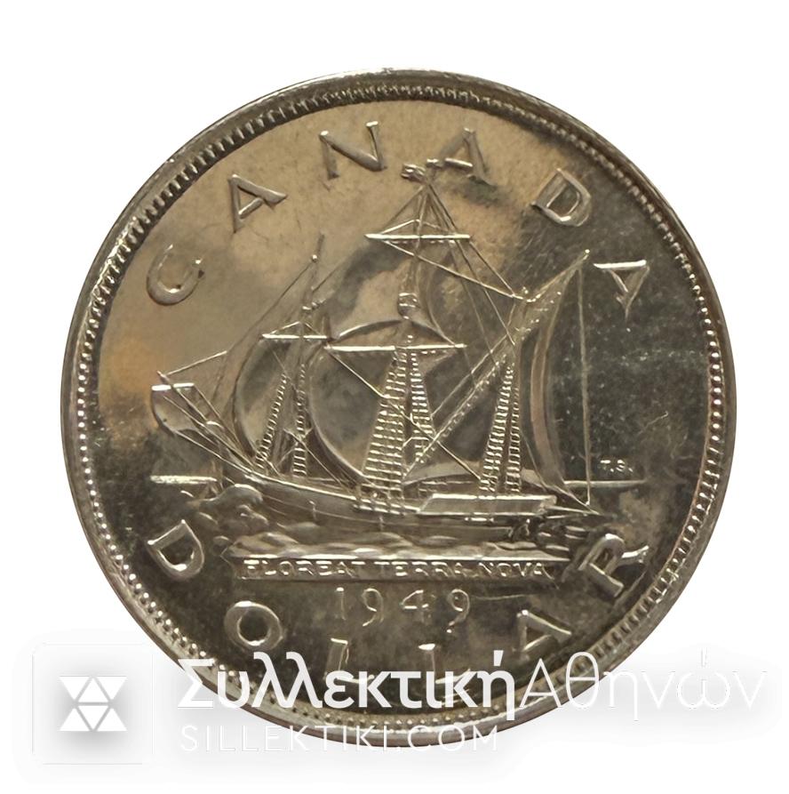 ΚΑΝΑΔΑΣ 1 Δολάριο 1949 AU/UNC Ασημένιο Νόμισμα