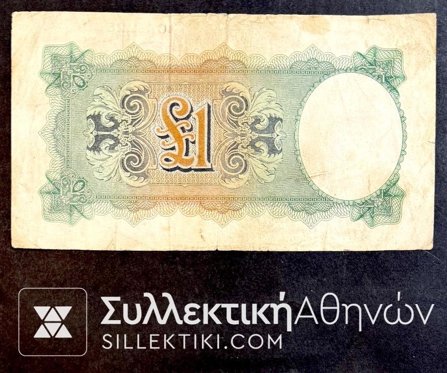 1 Πάουντ Αγγλικών Στρατευμάτων Ελλάδα 1943 B.M.A. F+