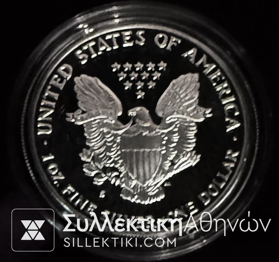 ΑΜΕΡΙΚΗ 1 Δολάριο 1987 Proof Κουτί - Πιστοποιητικό